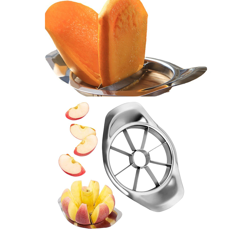 Kitchen Gadgets Smart - Edelstahl Mango Cutter Apfel Slicer Gemüse