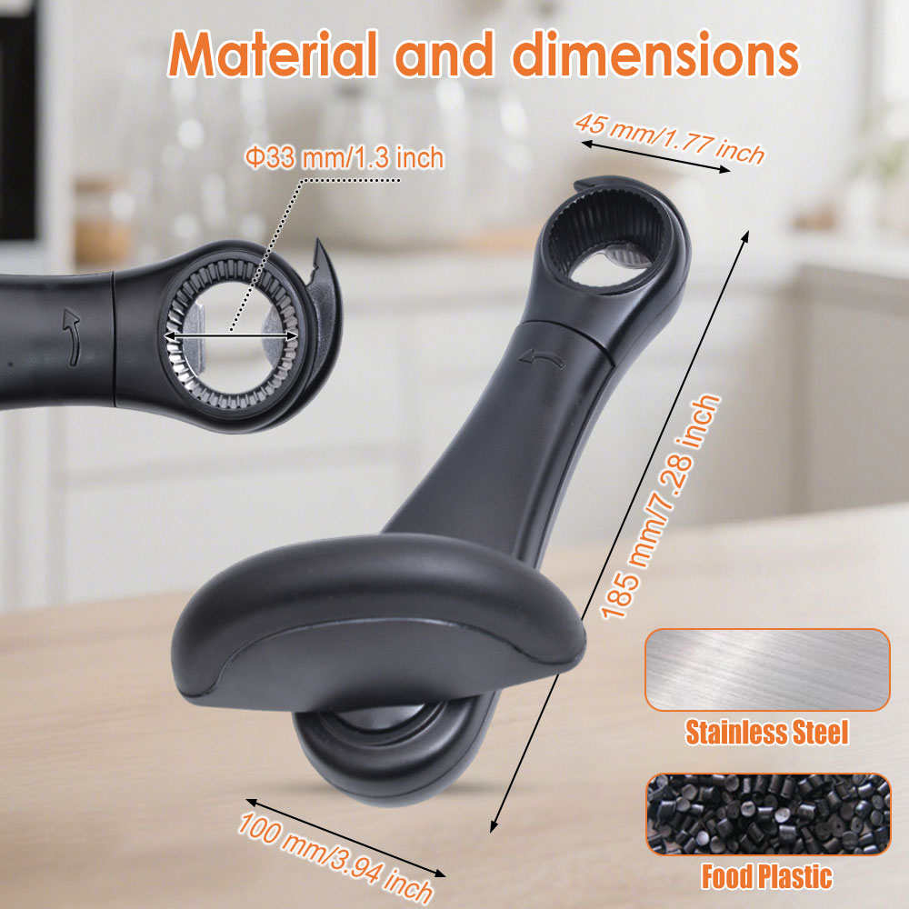 Kitchen Gadgets Useful - Safe Cut Manuelle Dosenöffner, multifunktional, einfach