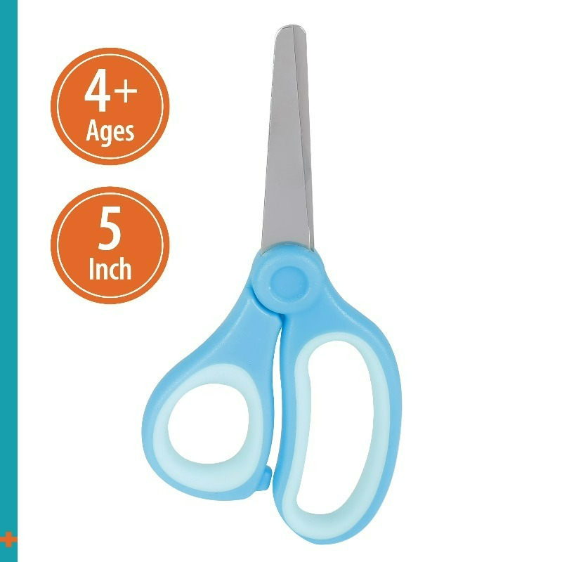 Herb Scissors 5 Blade - 5-Zoll-Kinderschere mit stumpfer Spitze, Alter 4-7,