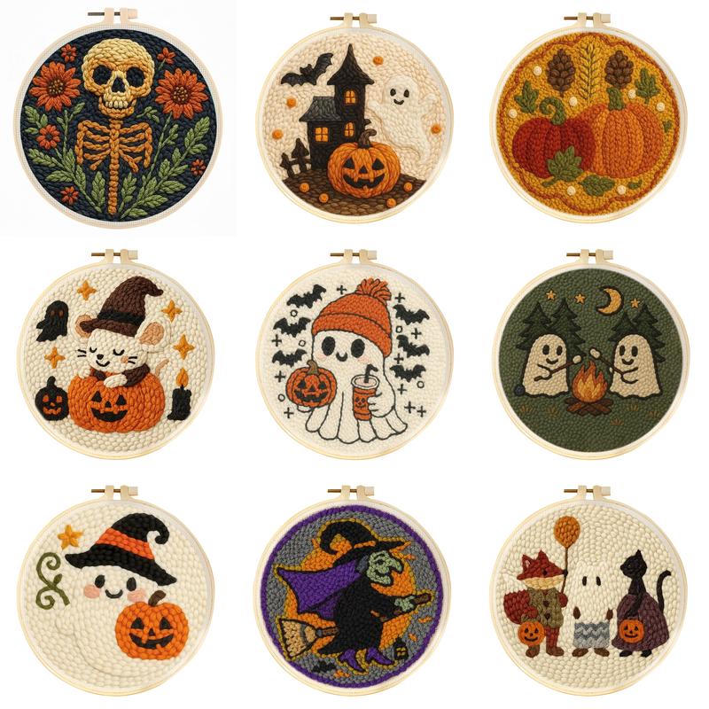 Kitchen Gadgets Crossword - Punch Needle Kit Ghost Pumpkin Kreatives