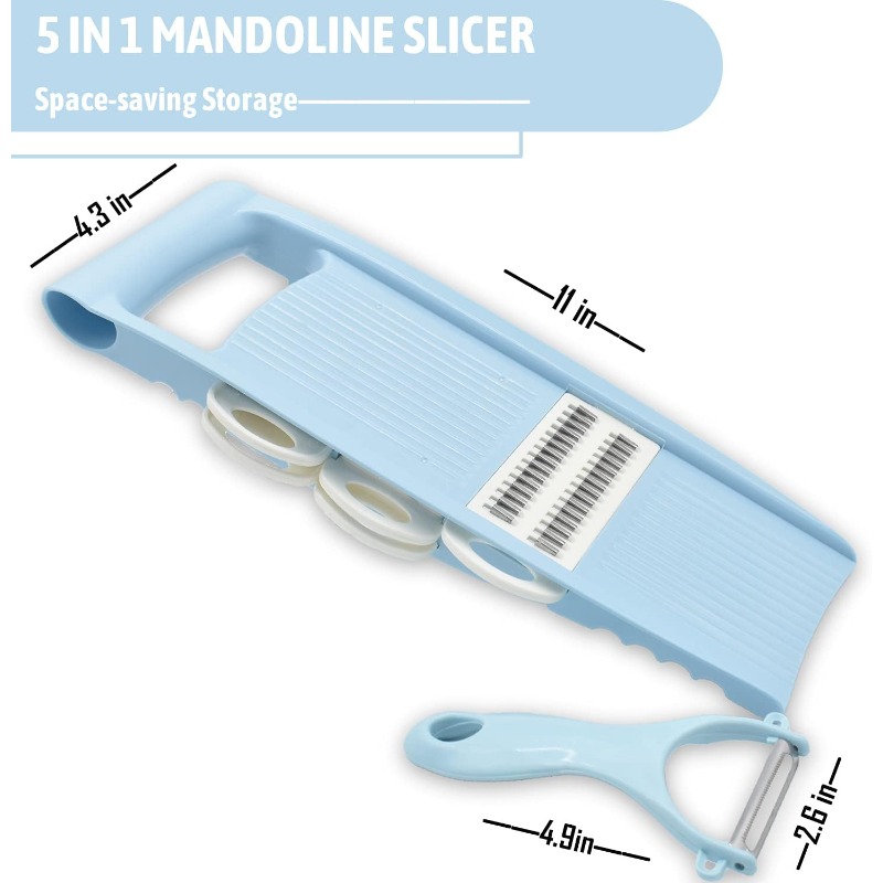 Kitchen Gadgets Useful - NEUER Multifunktionaler Gemüseschneider, Edelstahlschneider, Praktisches Küchengerät