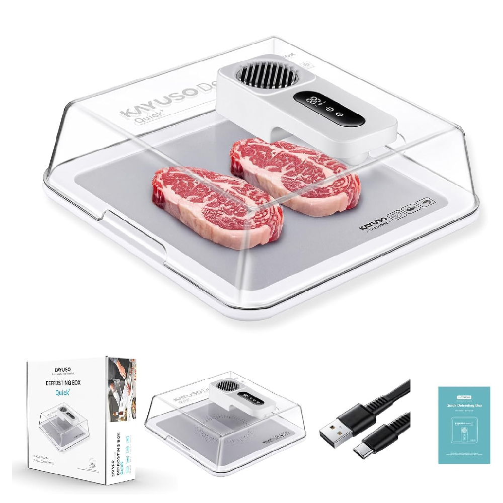 Kitchen Gadgets Useful - Schnell-Auftautablett für Tiefkühlkost, Effiziente Fleisch-Auftauplatte, Elektrisches