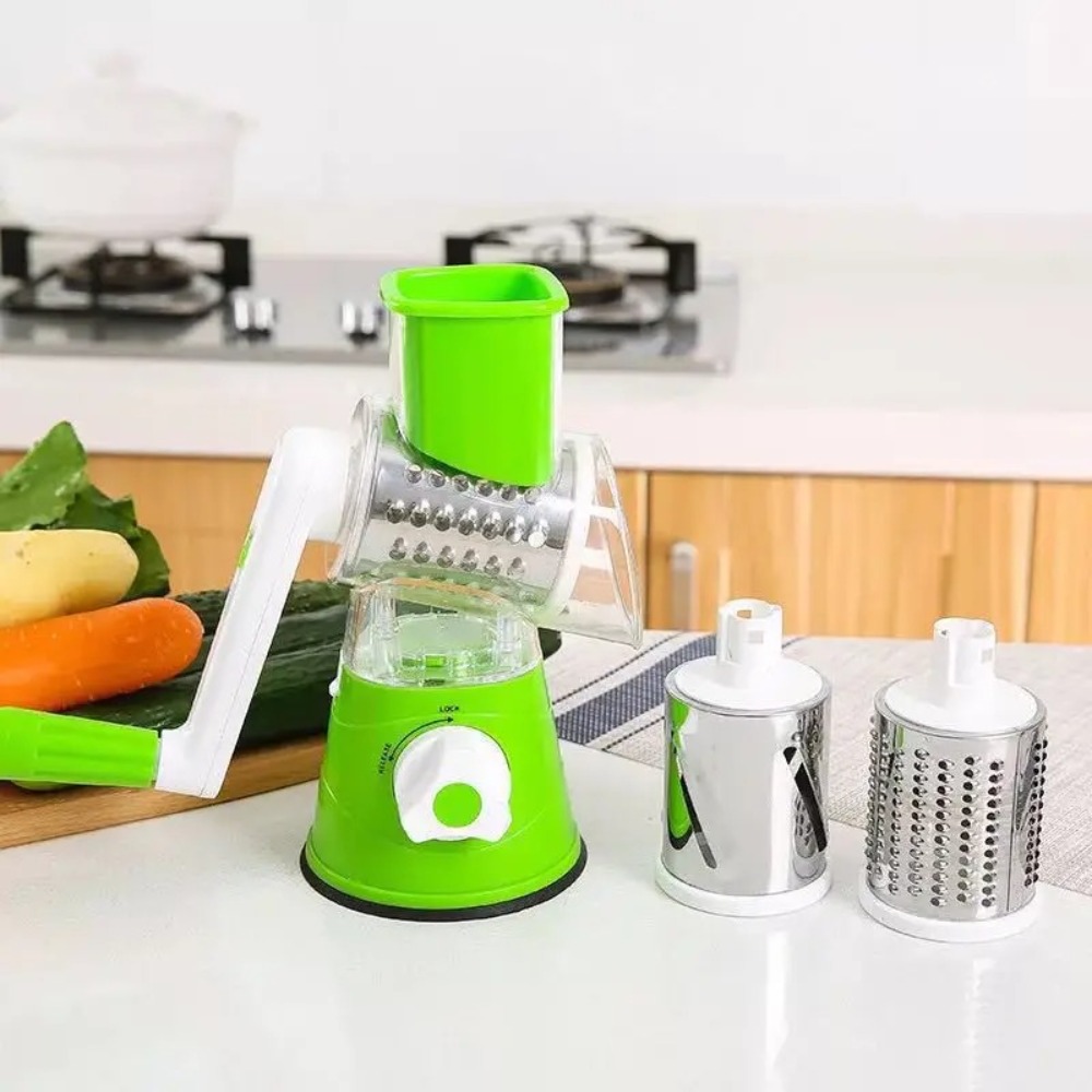 3-in-1 Rotary Food Slicer Chop – Kitchen Gadgets Smart Bewertung und Preis
