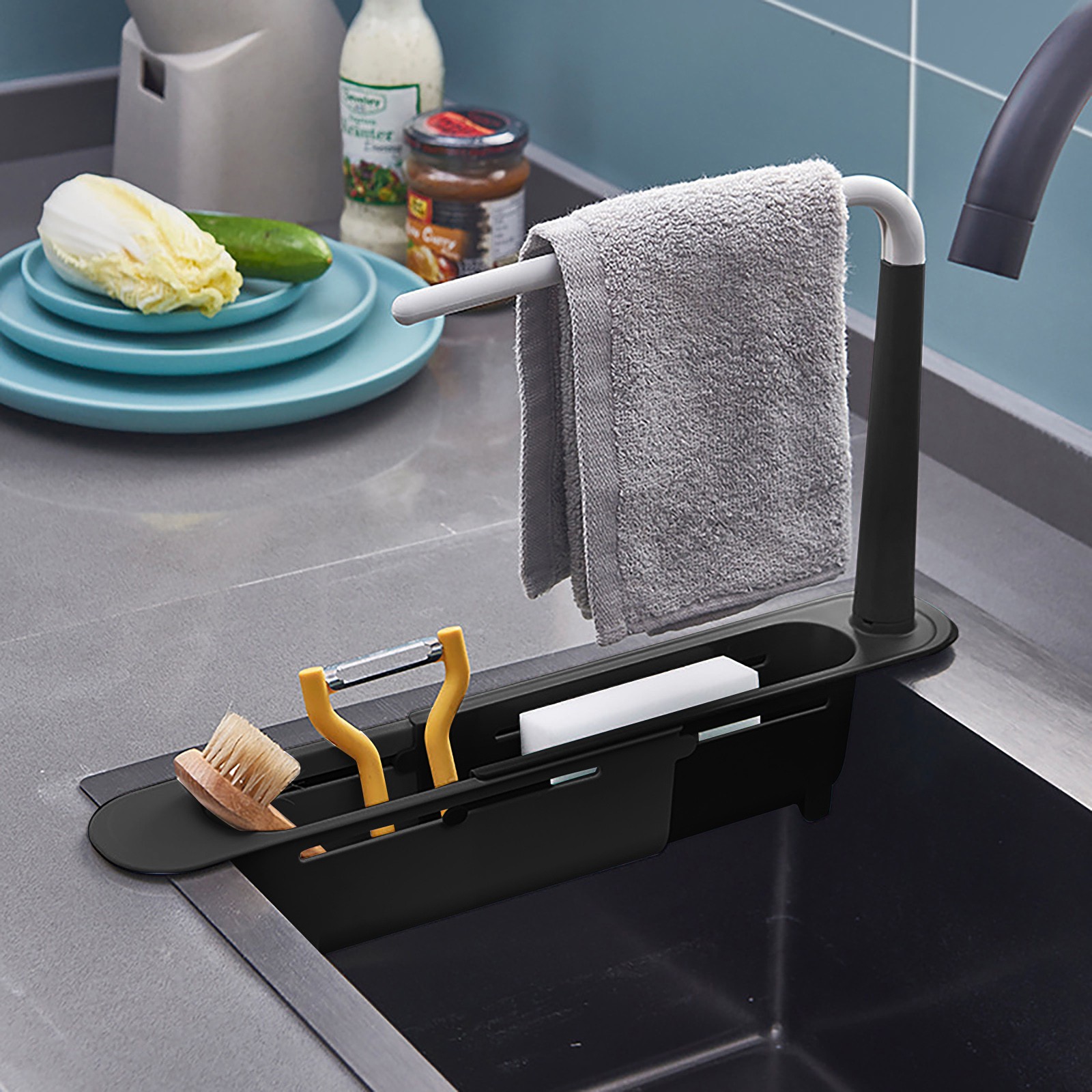 Teleskop Spüle Regal Abtropffl – Kitchen Gadgets Useful Bewertung und Preis
