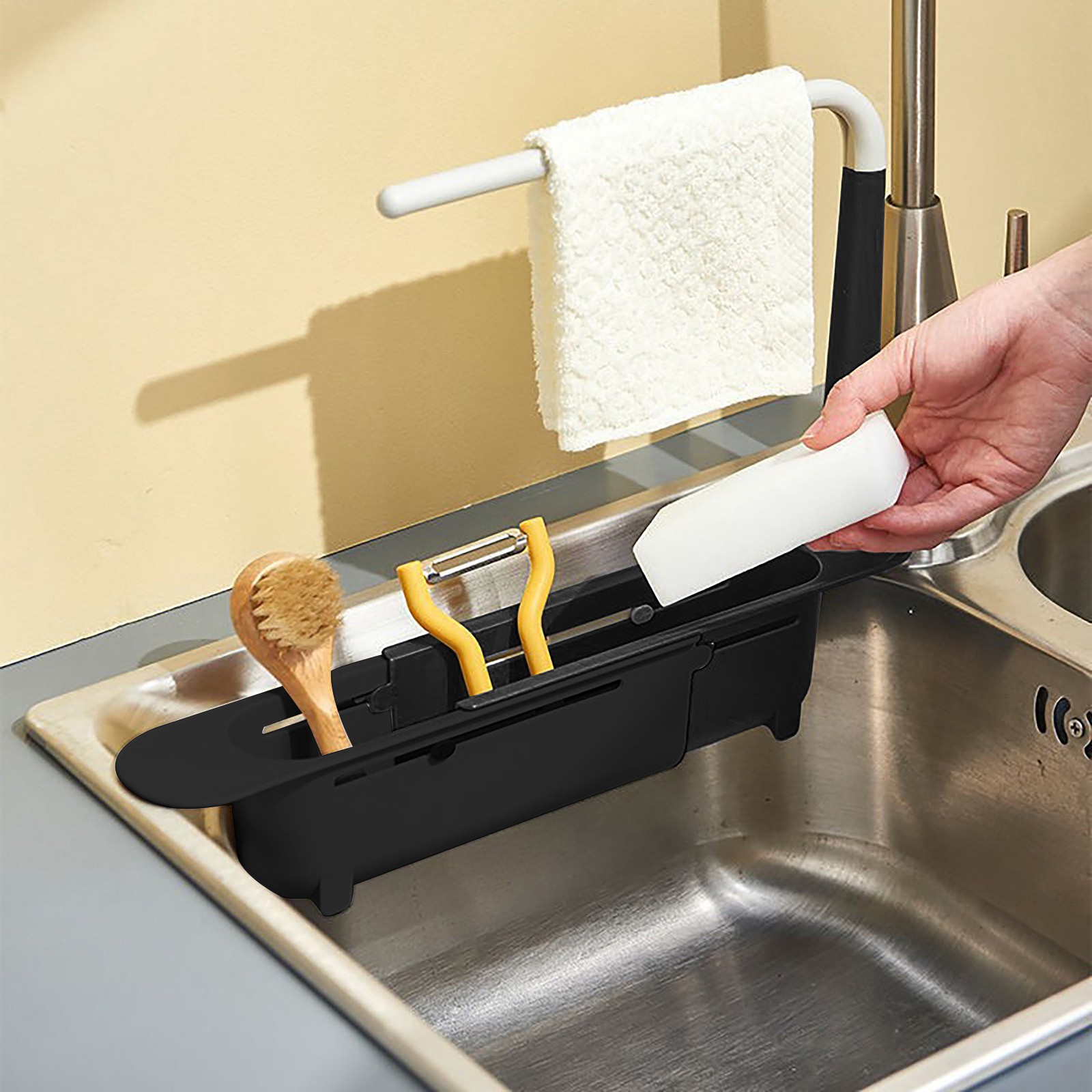 Teleskop Spüle Regal Abtropffl – Kitchen Gadgets Useful Bewertung und Preis