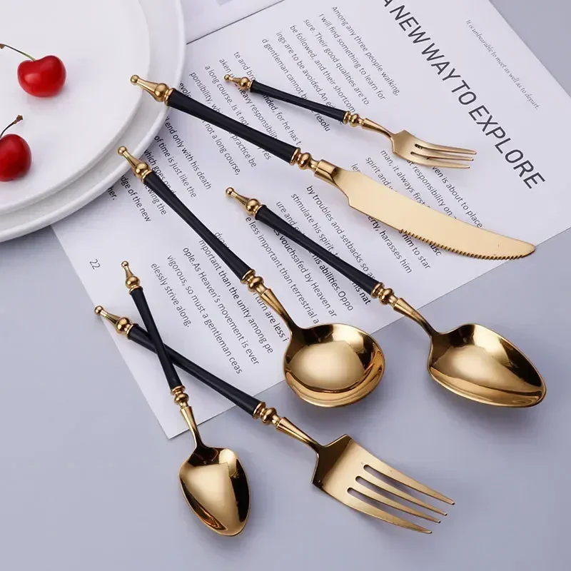Luxus Western Gold Geschirr Se – Kitchen Gadgets Luxury Bewertung und Preis