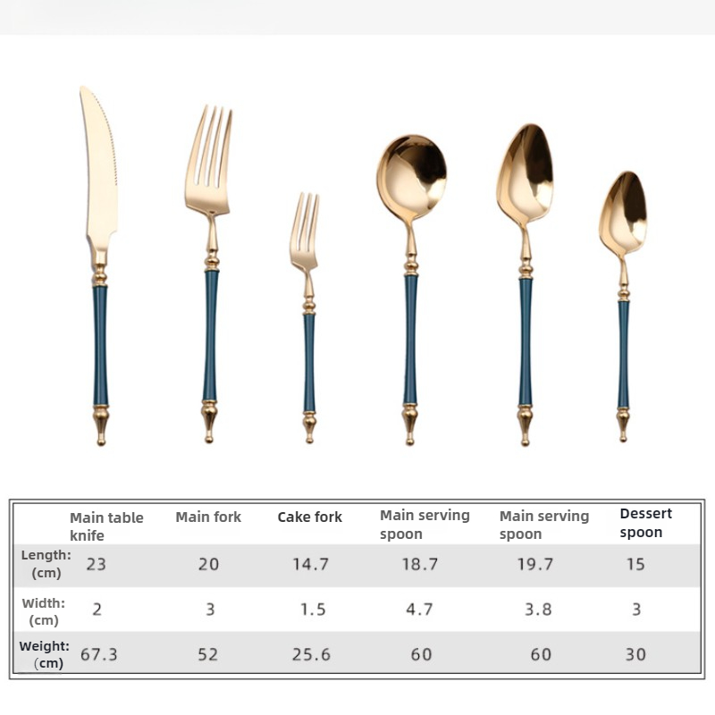 Luxus Western Gold Geschirr Se – Kitchen Gadgets Luxury Bewertung und Preis