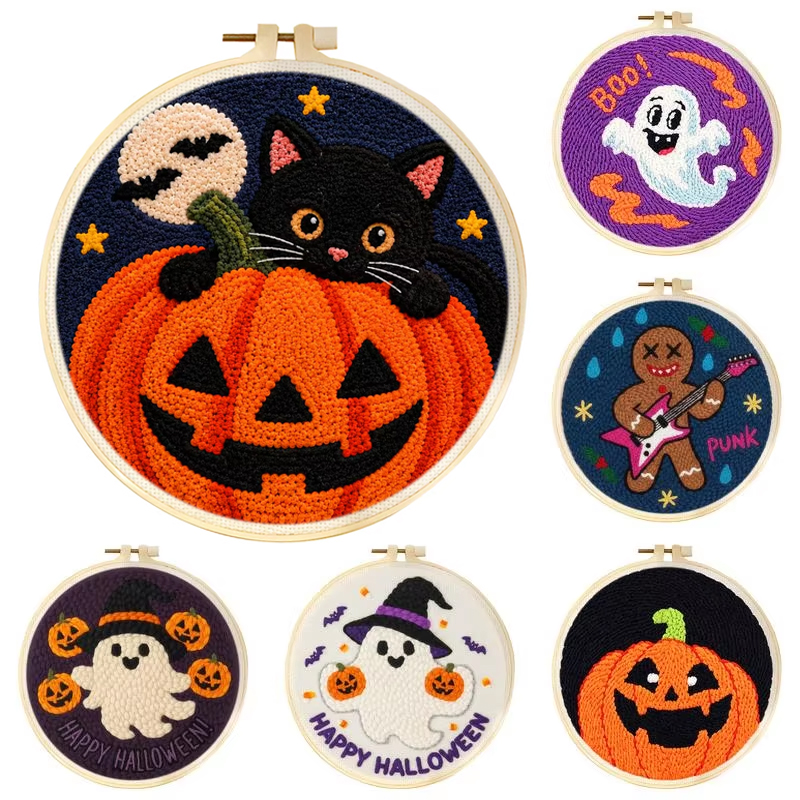 Halloween Punch-Needle-Sticker – Kitchen Gadgets Crossword Bewertung und Preis