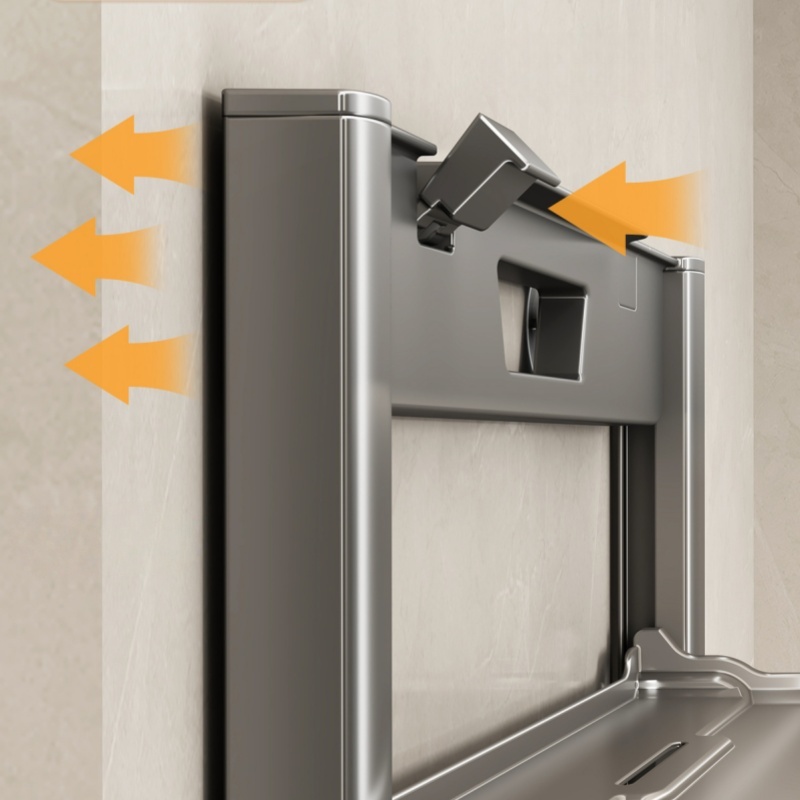 Faltbares Wandregal mit Saugnä – Kitchen Gadgets Holder Bewertung und Preis