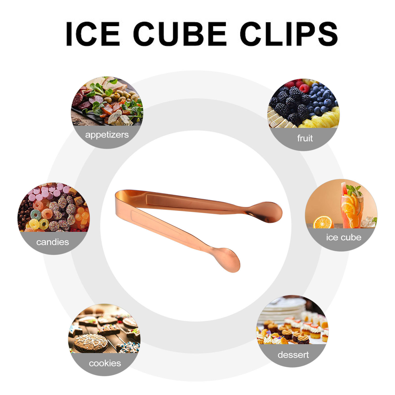 8 Stück Eiszange aus Edelstahl – Kitchen Gadgets Useful Bewertung und Preis